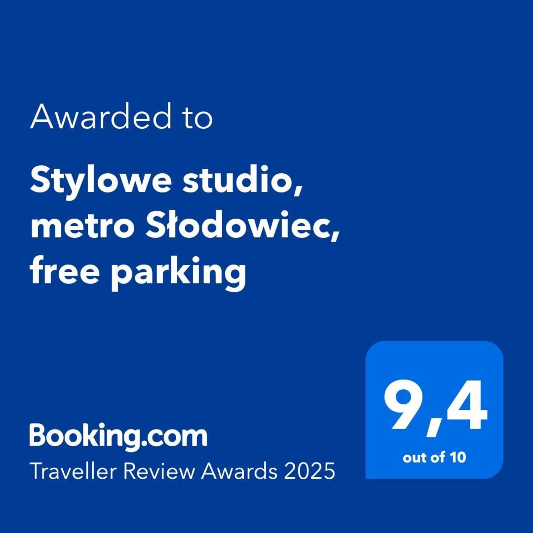 Stylowe Studio Krzemieniecka, Metro Slodowiec, Free Parking By Cosmo Spirit Varsó Kültér fotó